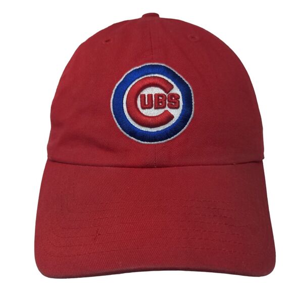 '47 Brand Youth Boy's Slideback Hat Red Embroidered Chicago Cubs Logo - Picture 1 of 10